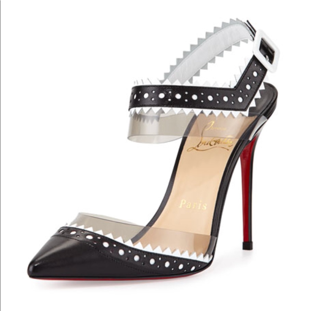 Christian Louboutin Black and White pump
